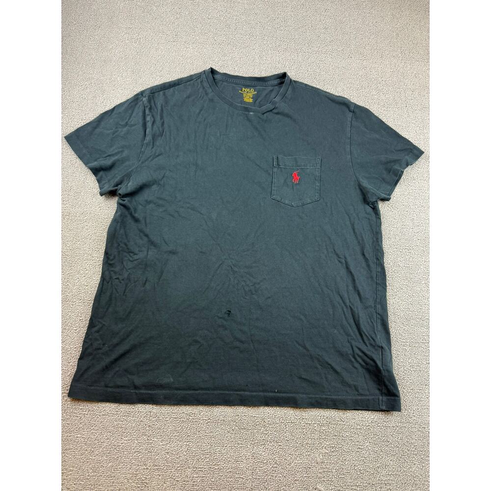 Polo‎ Ralph Lauren Men's Medium Black Classic Fit Pocket T-Shirt
